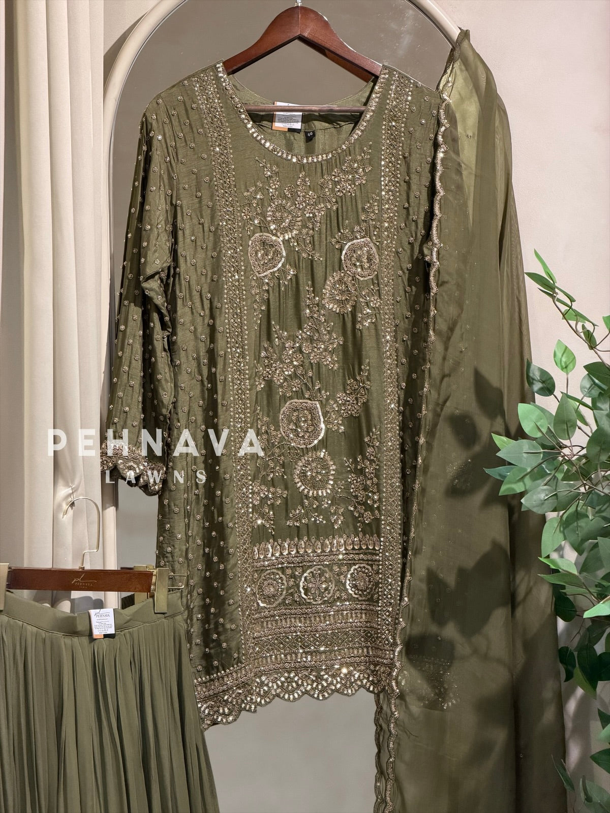 Premium Handworked Chinnon Ensemble