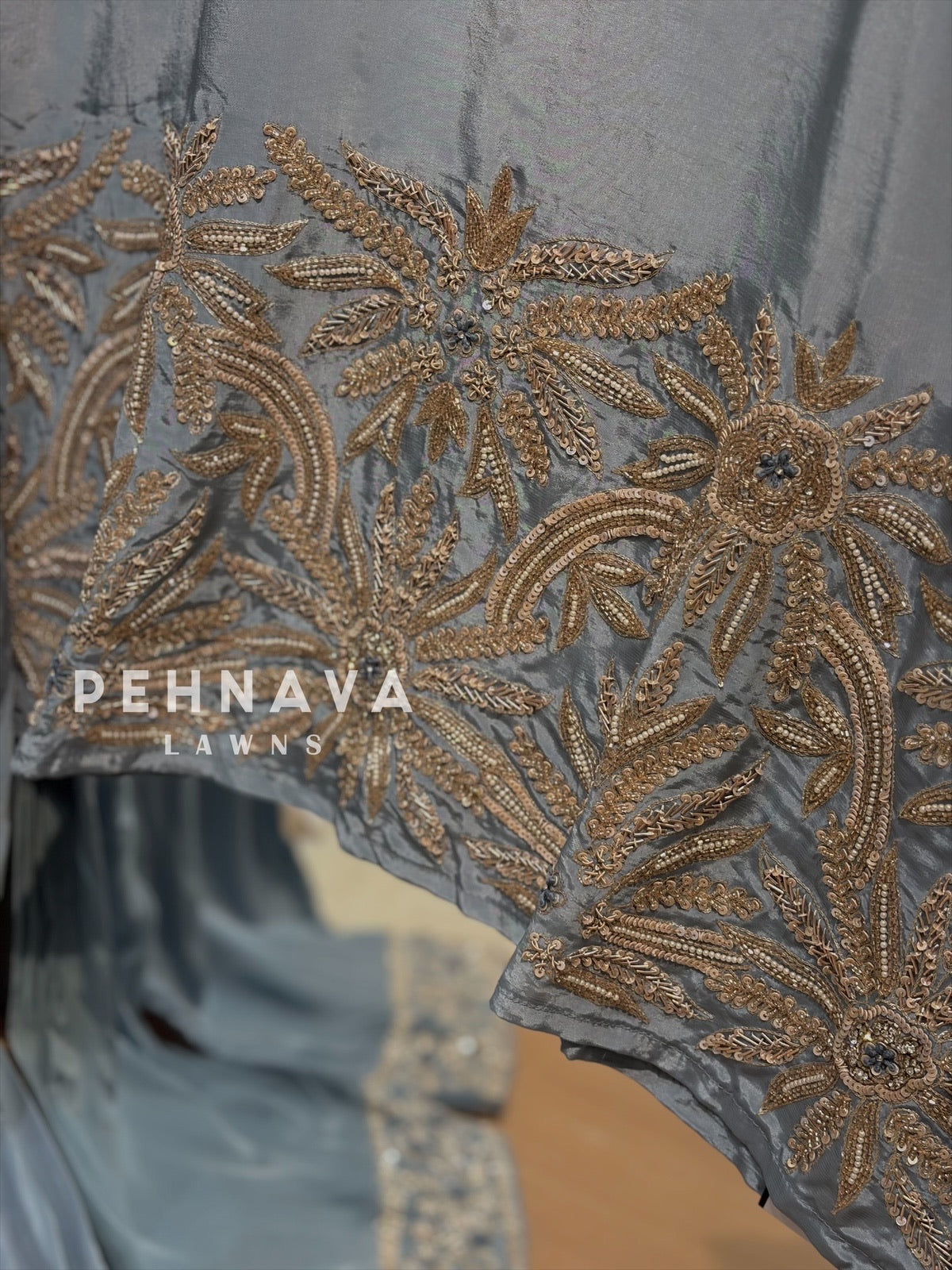Premium zardosi Handworked Suit-11290