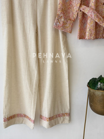 Patterned Shirt & Pant Set