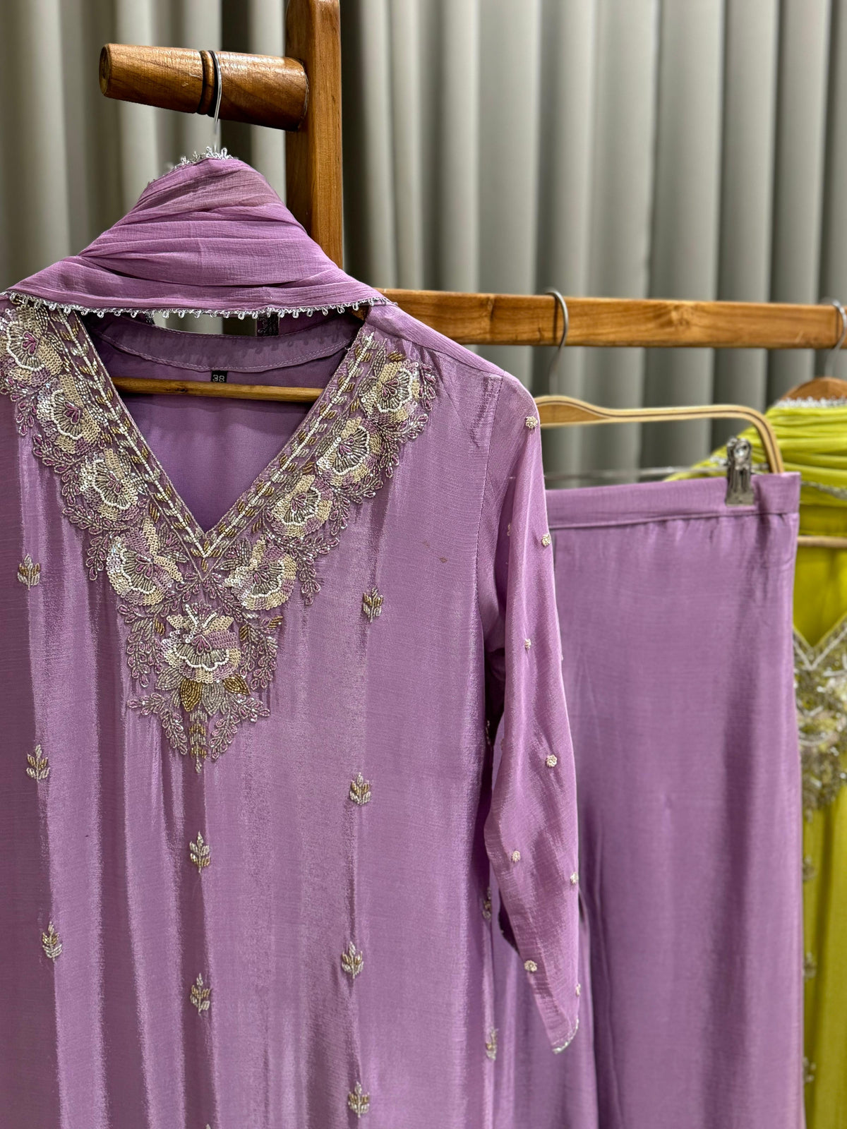 Premium Handworked Sharara Suite