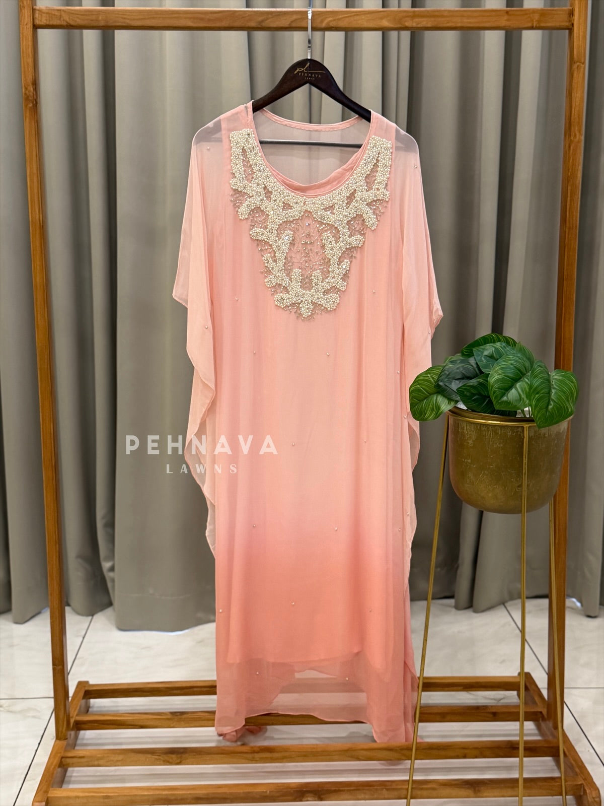 Yoke Detailed Kaftan Suit