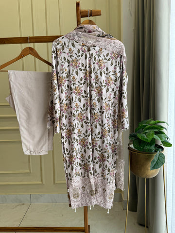 Floral Patterned Ready to Wear Suit-003