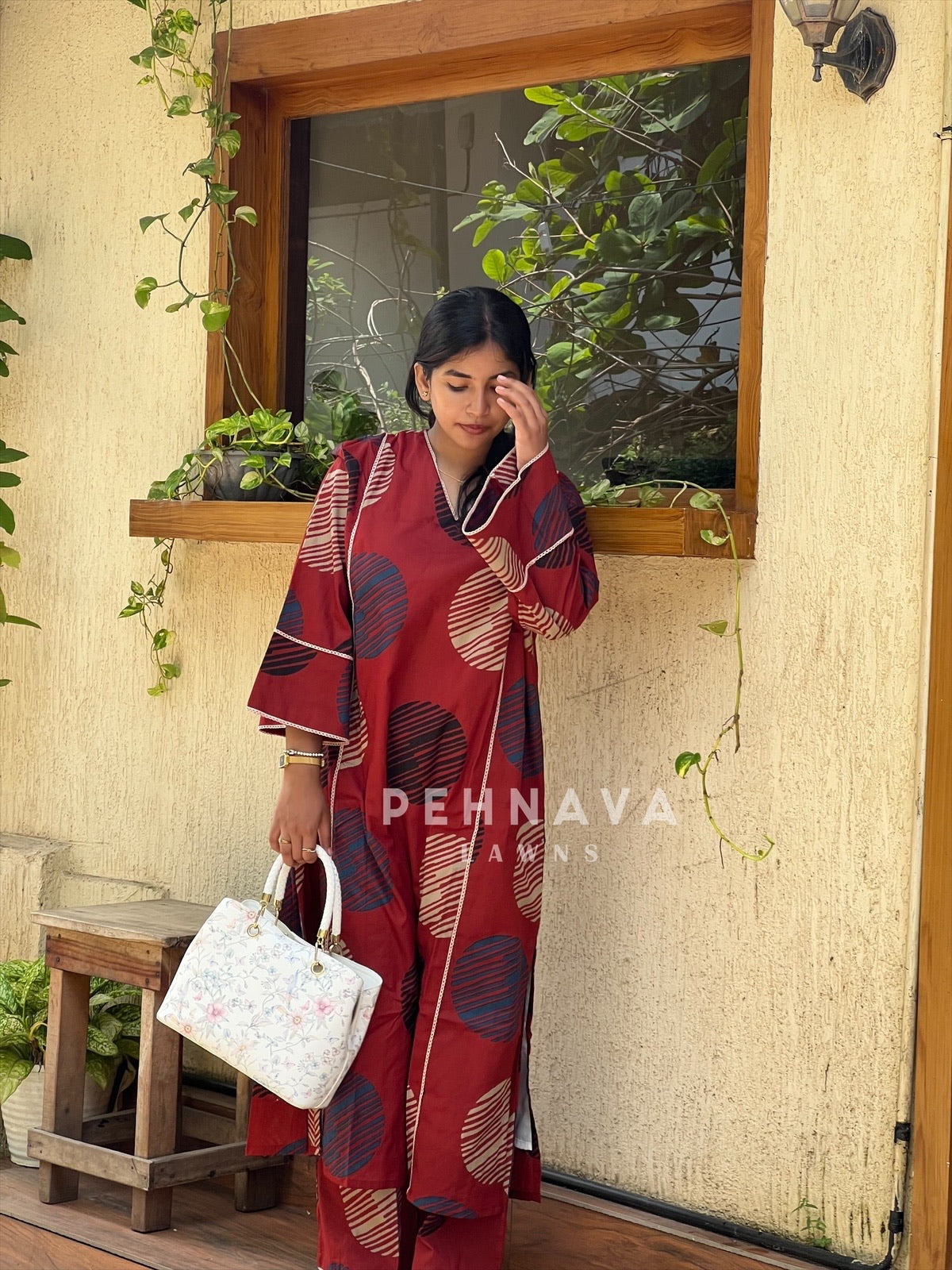 Daily Wear Cotton Printed Suit Set-B261