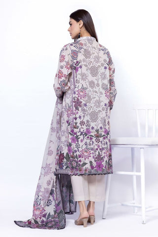 Khaadi Unstitched Printed Lawn suit-0126