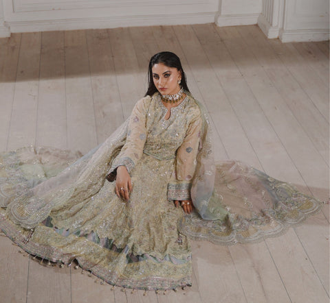 GLAMOURA BY NOOR'S SEMI-STITCHED 3PC | D-01