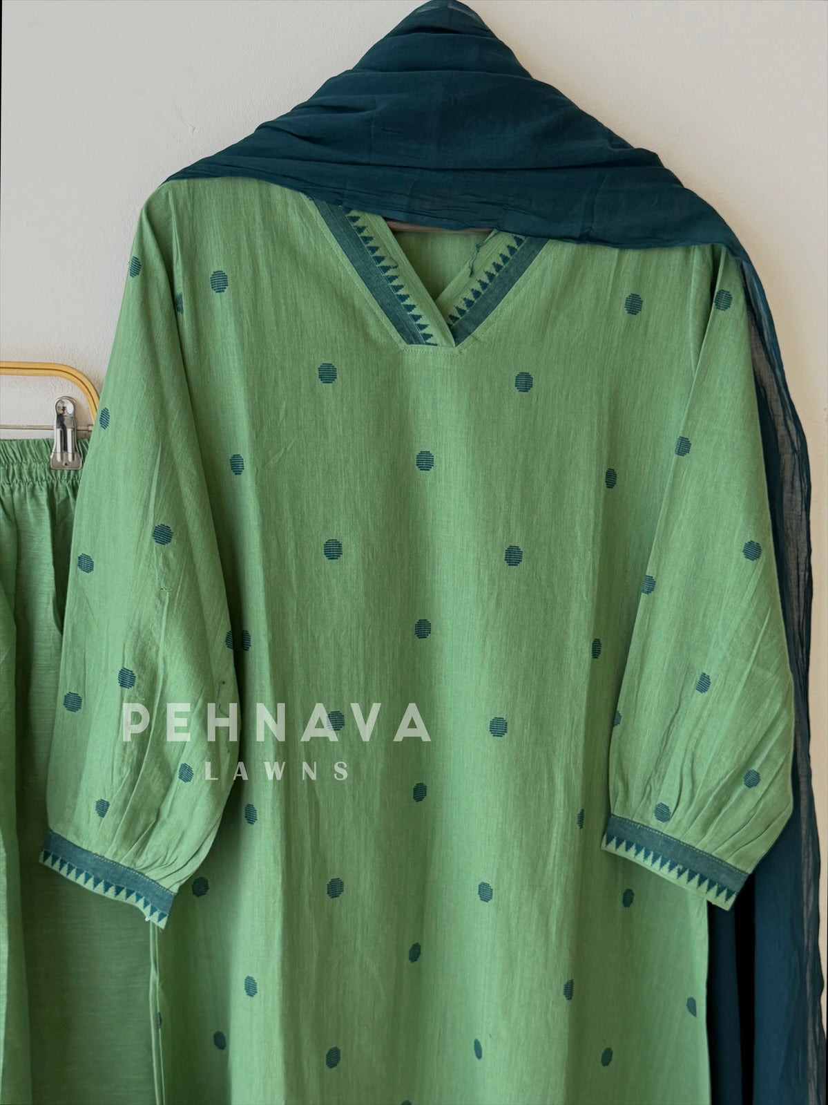 Casual Jamdhani Suit Set-6170