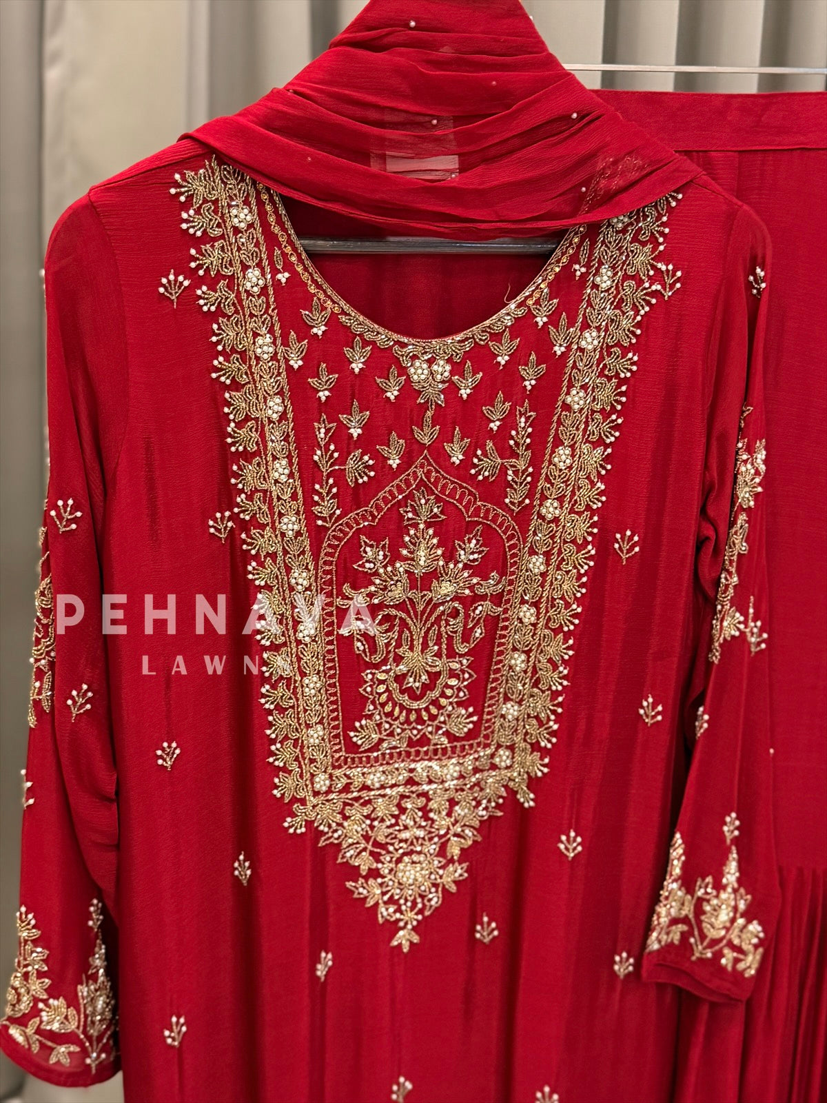 Premium hand worked sharara suit
