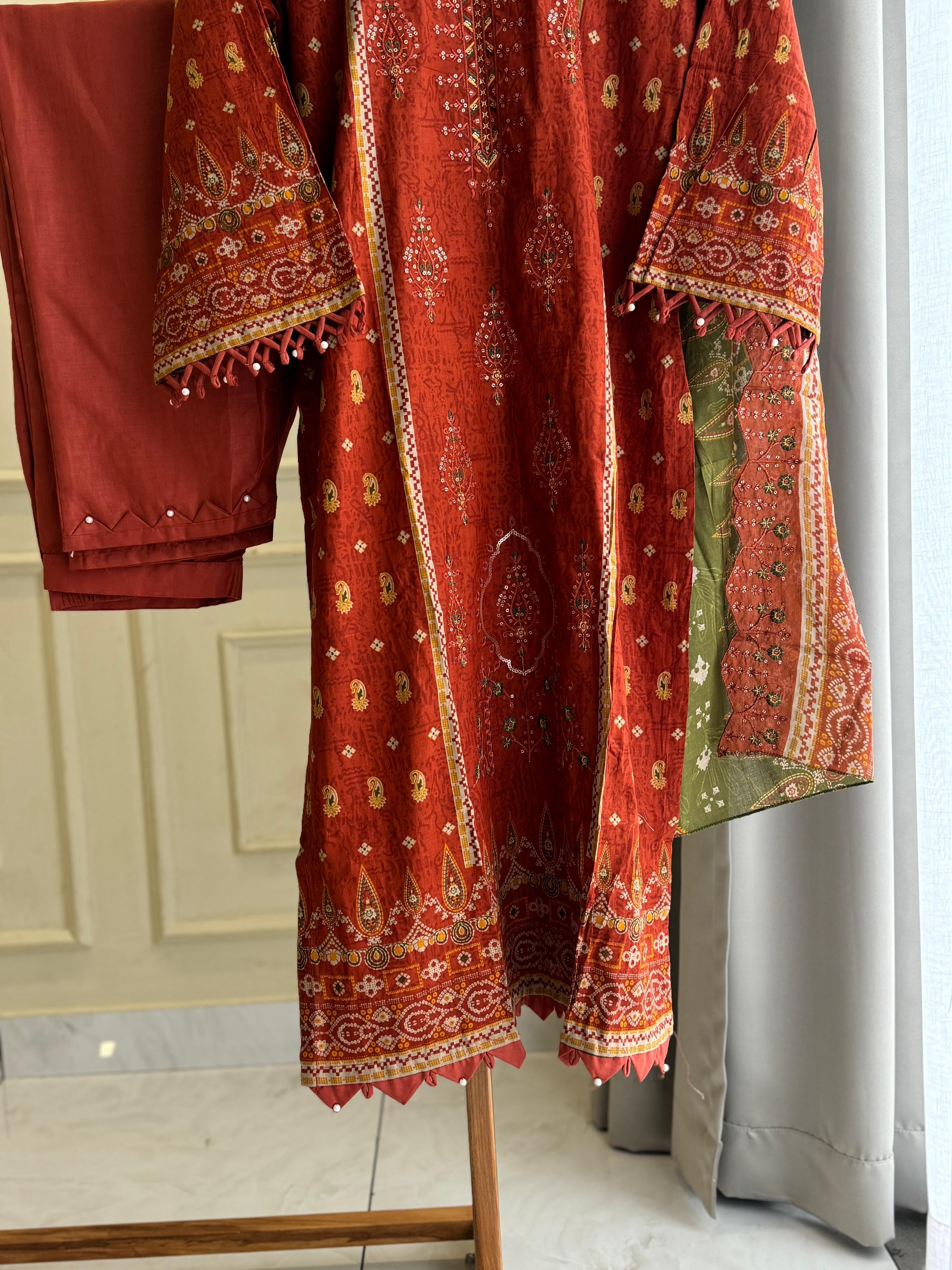 Casual Fit Cotton Suit-1