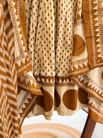 Block Printed Cotton Suit Set