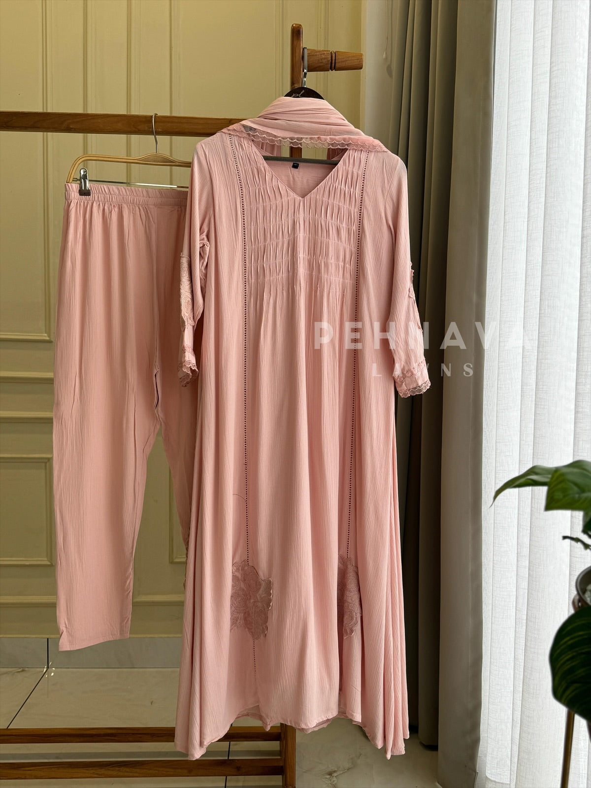 Rayon Ensemble Suit Set