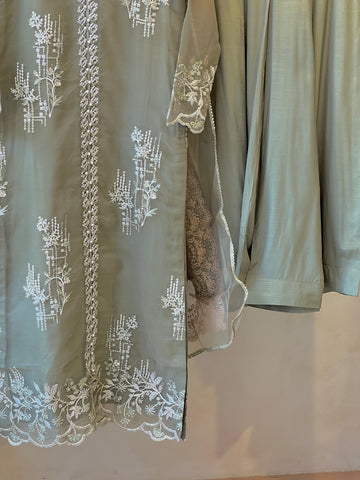 Azzal luxurious organza suit -AINA - Pehnava Lawns