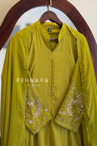 Chanderi Handworked Ensemble-H289