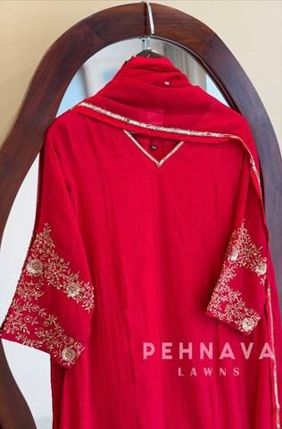 Chanderi Handworked Attire
