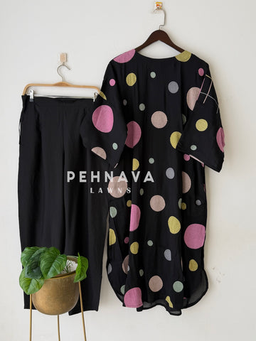 Polka Dot Appliqué Three Piece Set