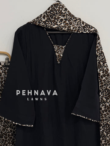 Minimal Animal Printed Three Piece Suit