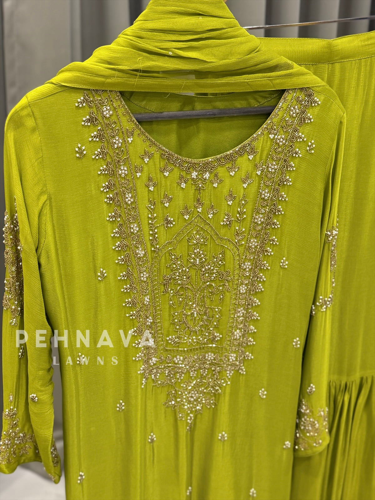 Premium hand worked sharara suit