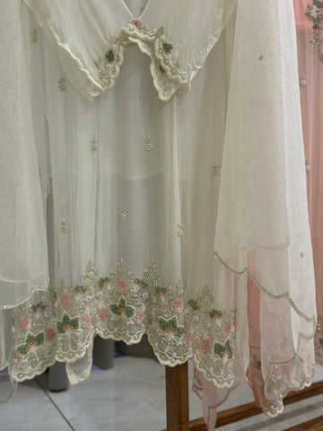 Heavy-handworked Premium Semi-stitched Suit