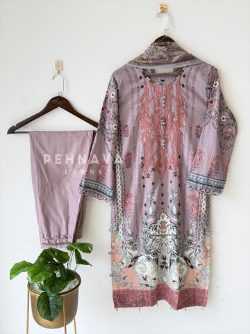 Classic Three Piece Suit-1677 - Pehnava Lawns