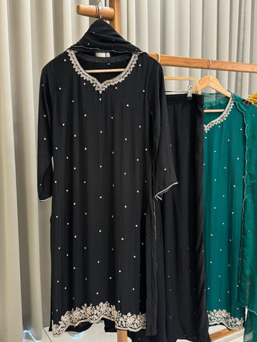 Handworked Premium Ready to wear suit with Neck detailings