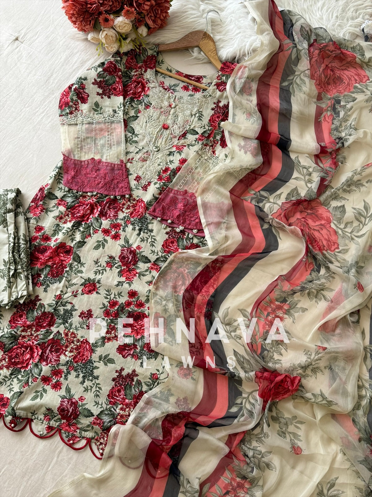 New Floral Ready Wear Suit