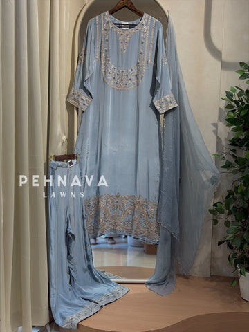 Premium zardosi Handworked Suit-11290