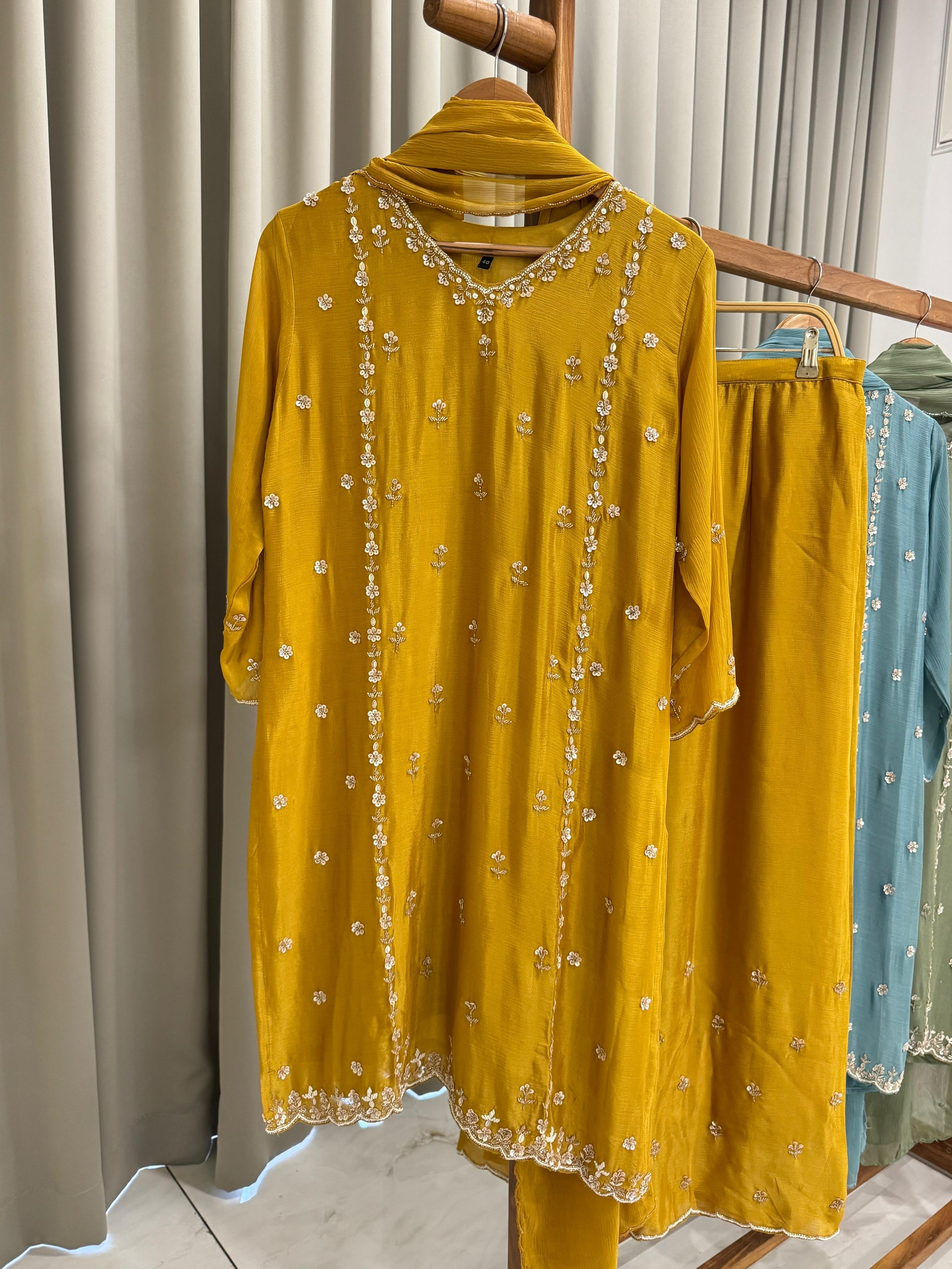 Handworked Premium Ready to wear suit-7690