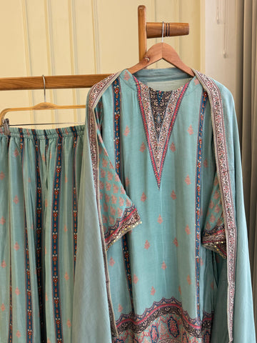 Premium Flowy crepe Suit-2729