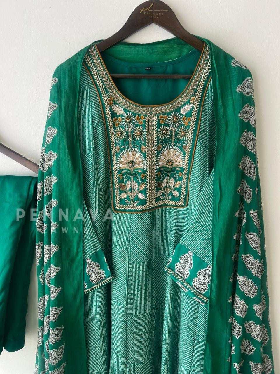Premium Handworked Anarkali