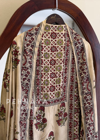 Ajrak Printed Unstitched Suit