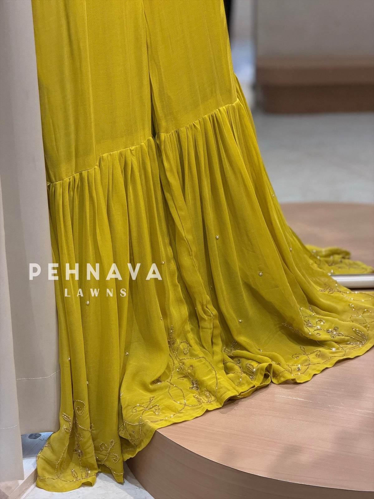 Premium  Handworked Sharara Suit