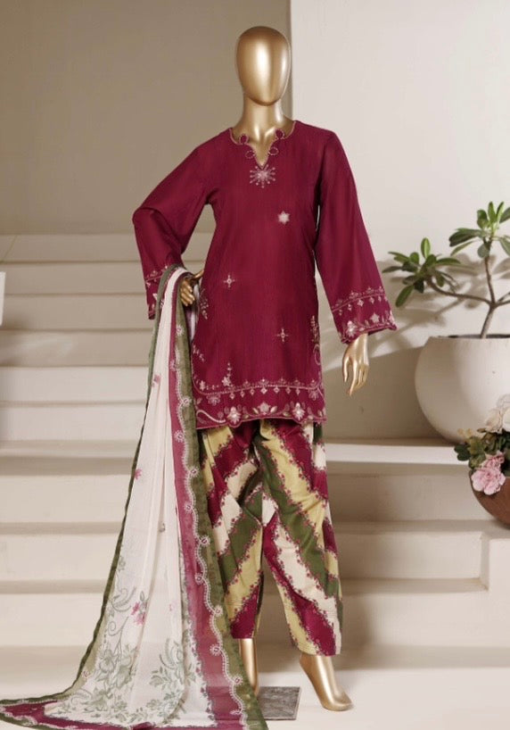 Sadabahar-Eclair Embroidered Suit