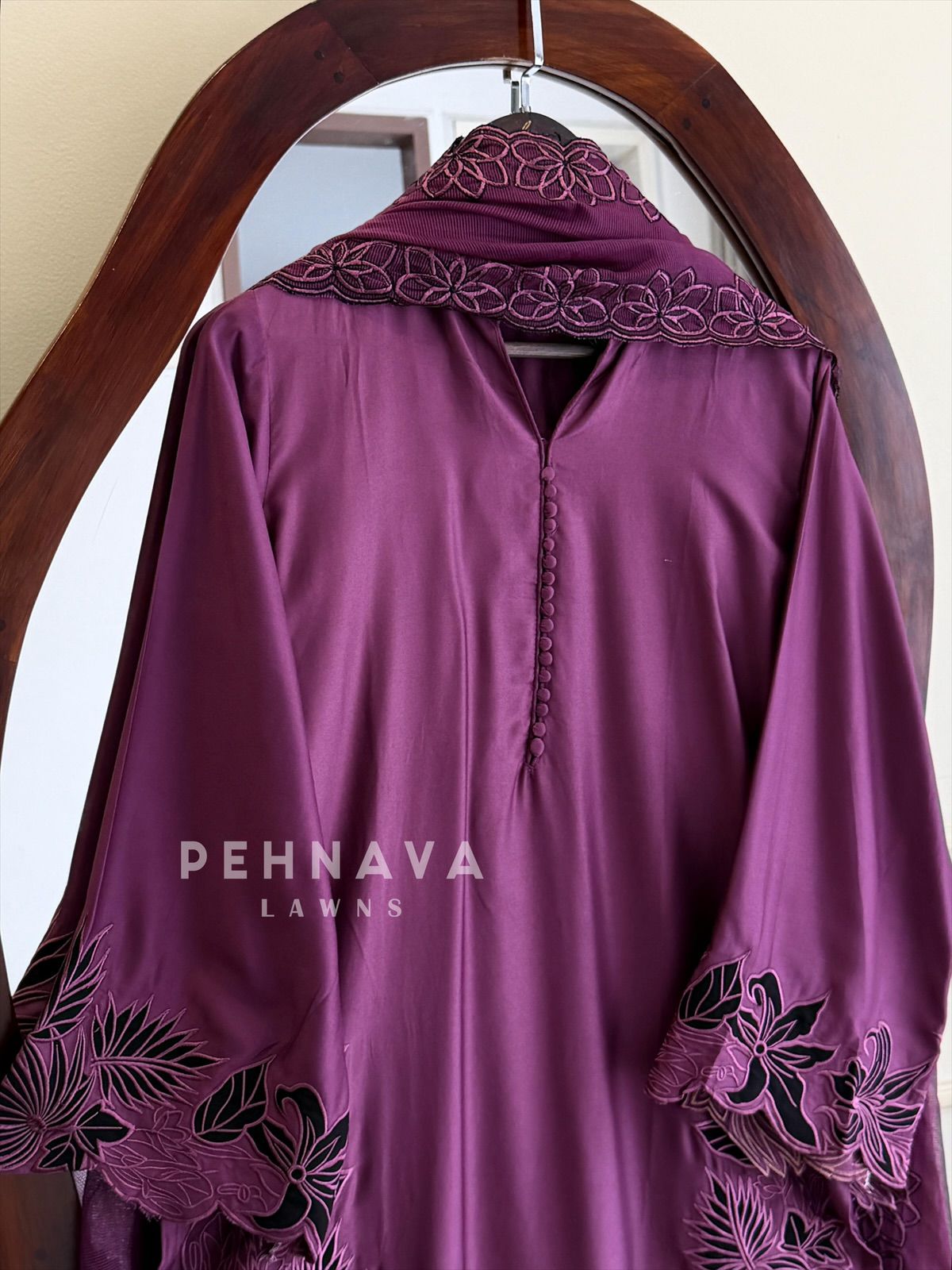 Floral Cutwork Ensemble