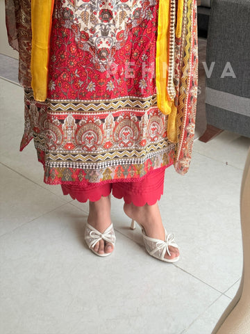 Printed Cotton Suit Set