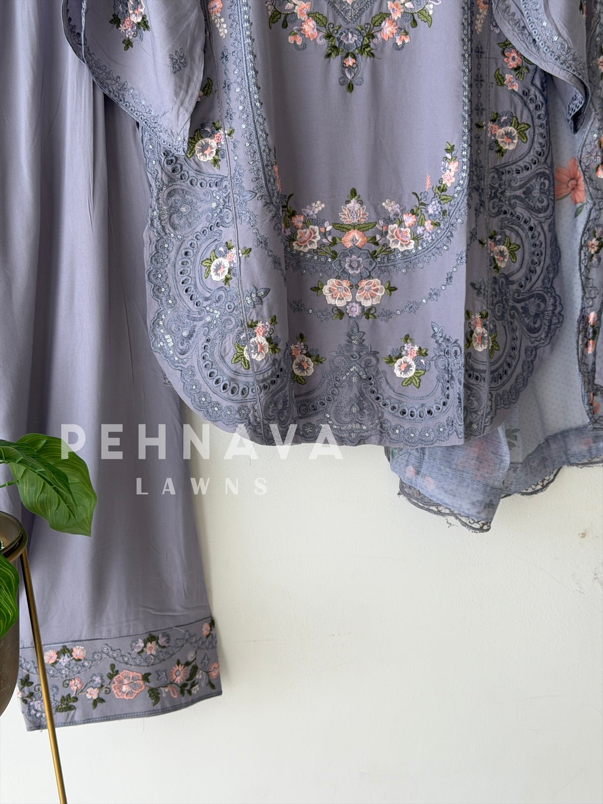 Floral Embroidered Farshi Salwar- 408