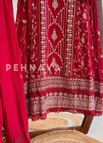 Agha Noor Formal Chiffon Ensemble