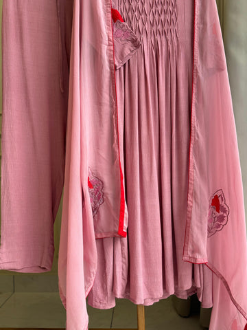 Crinkle Rayon 3 peice suit-5476