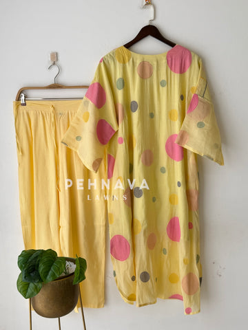 Polka Dot Appliqué Three Piece Set