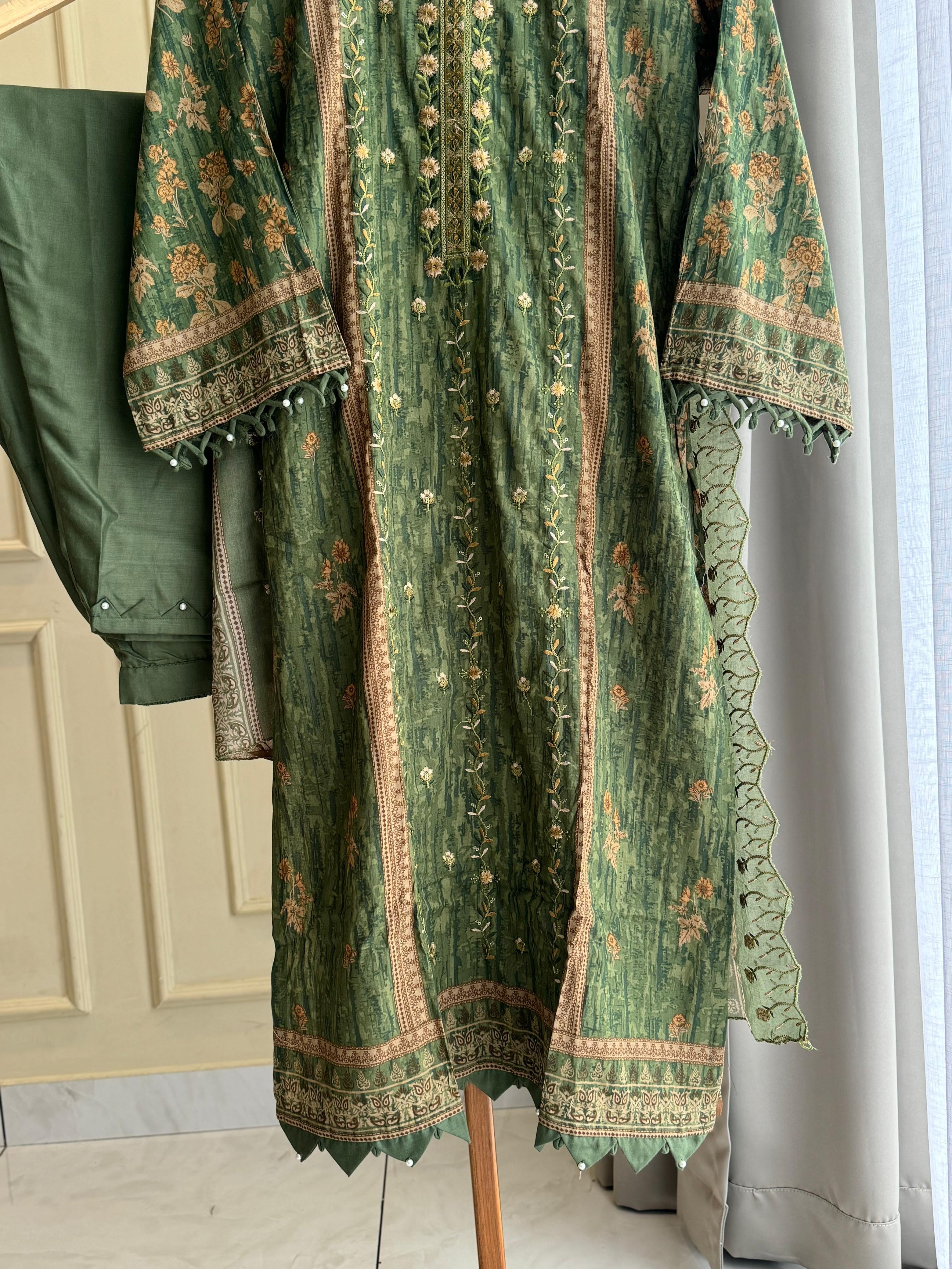 Casual Fit Cotton Suit-2