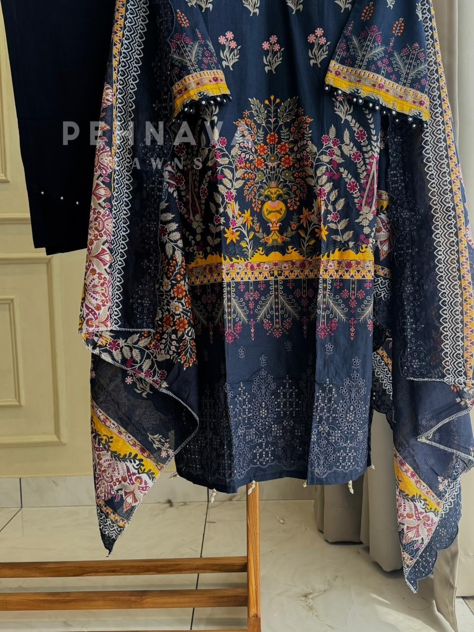 Embroidered Printed Cotton Set-1103 - Pehnava Lawns