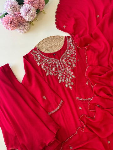 Premium Partywear with Golden Embroidery