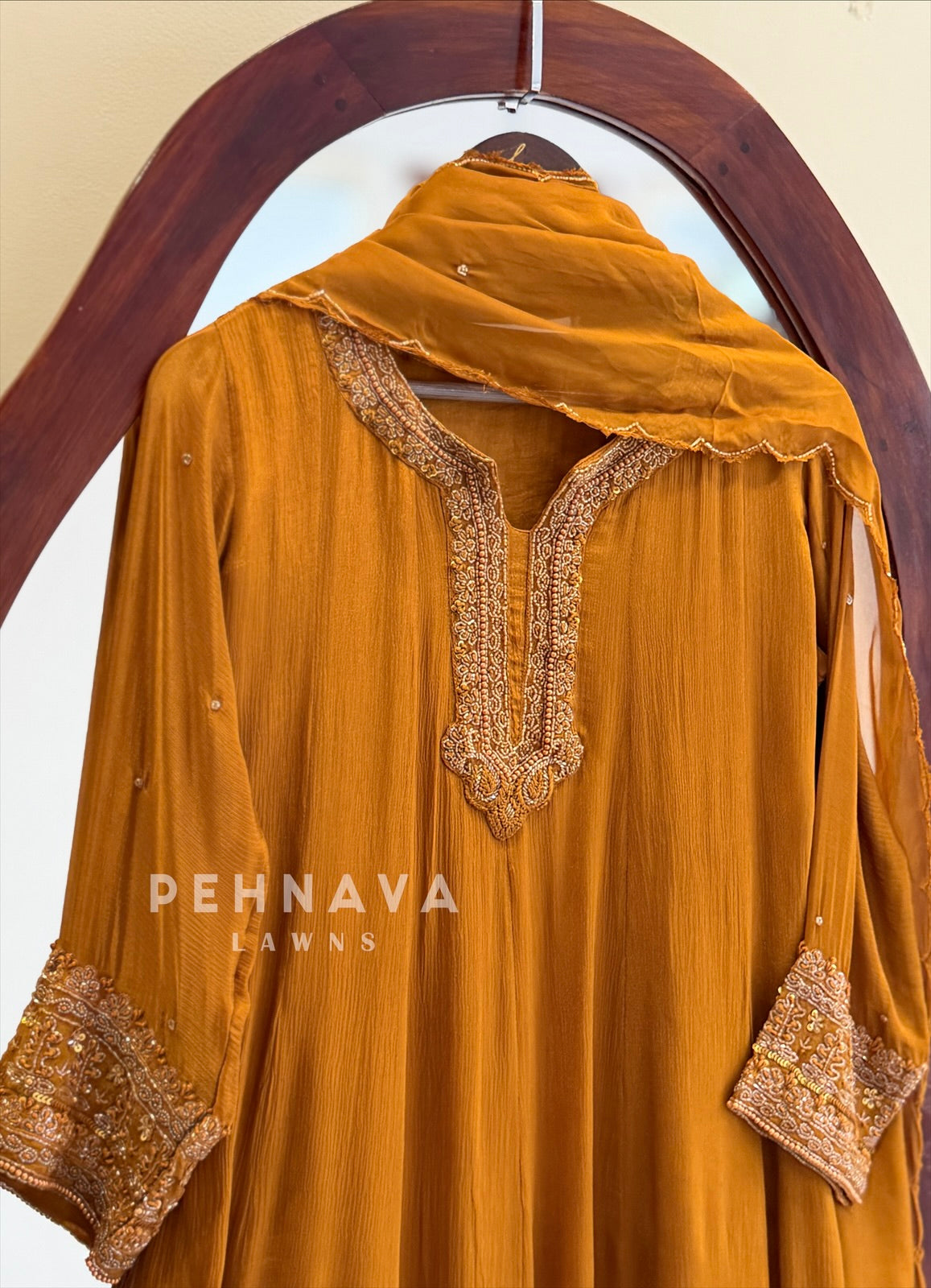Premium Handworked Anarkali Attire