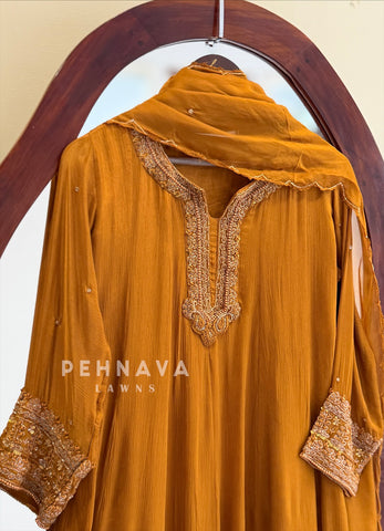 Premium Handworked Anarkali Attire