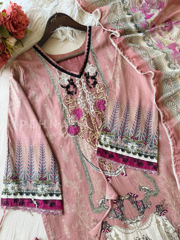 Signature Embroidered Lawn Suit-1101