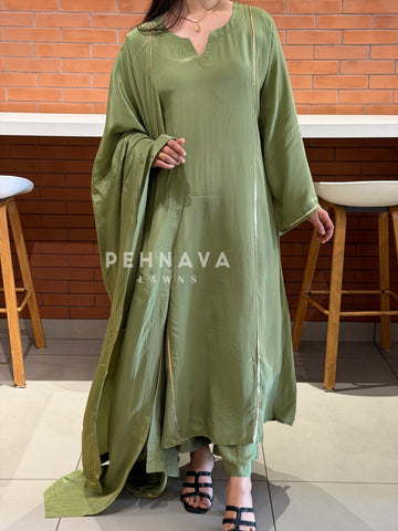 Panel Detailed Three Piece Ensemble 5032