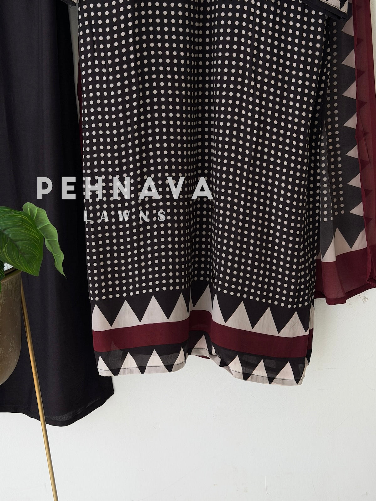 Polka Dot Printed Three Piece set -6206