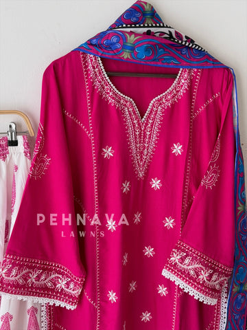 Embroidered Farshi Salwar-LRC 345