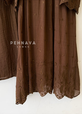 Scalloped EmbroideredThree Piece Set 5248