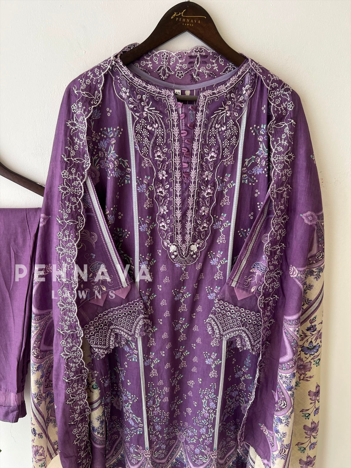 Embroidered Lawns Suit-203