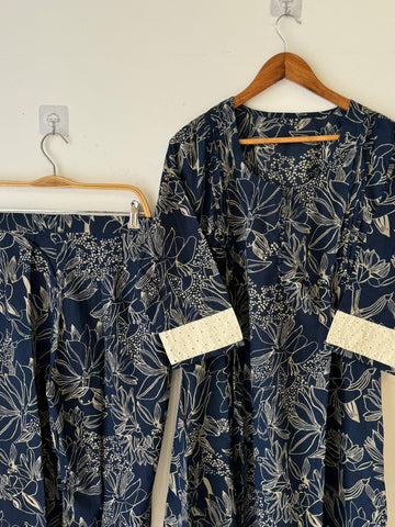 Pure cotton 2 peice co-od suit 9014