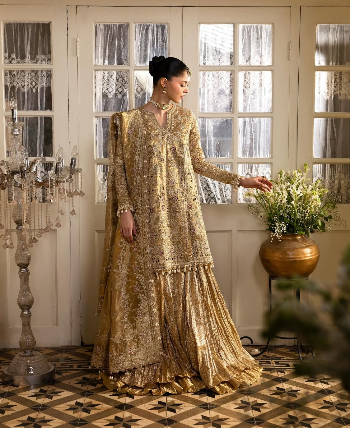 The Premium Lehenga Suit -GOLDVEIL